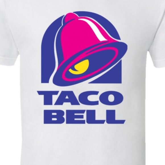 Taco Bell Fast Food Restaurant Logo Graphic Tee Foodie Brand Fan T-Shirt 90 - Picture 2 of 5